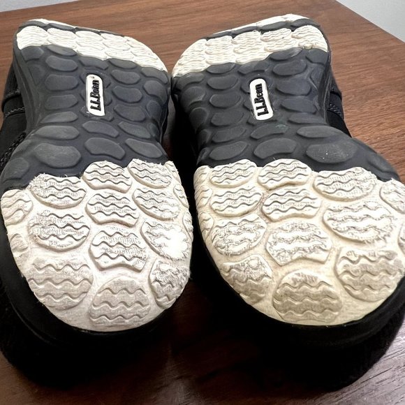 LL Bean All Around Slip On Shoe Fleece Comfort‎ Cushion  -Women's 9 M - Black - Picture 9 of 13